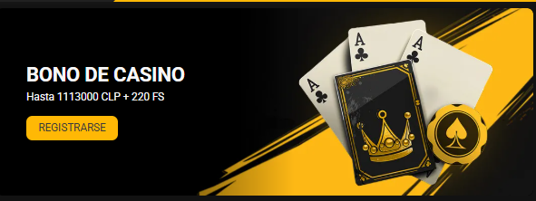 bono casino: Hasta 1113000 CLP + 220 FS