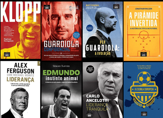 Os livros de futebol mais vendidos