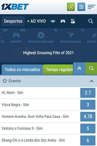 1xBet Filmes - Aposte em Filmes e Séries!