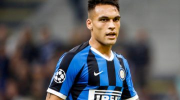 Lautaro Martínez en el Inter de Milán