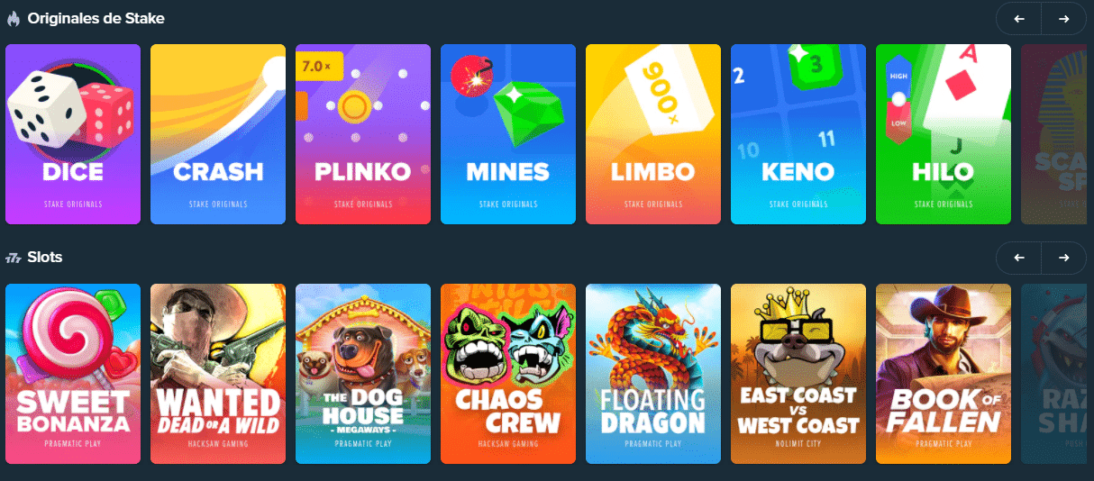 Codigo de Promocion Stake: casino