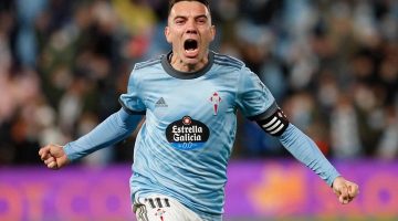 Iago Aspas – números, estatísticas, gols, assistências, média e participações diretas