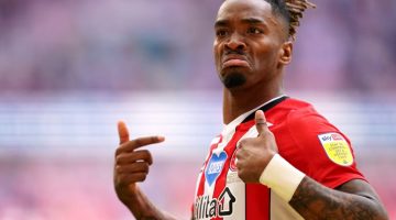 Ivan Toney – números, estatísticas, gols, assistências, média e participações diretas