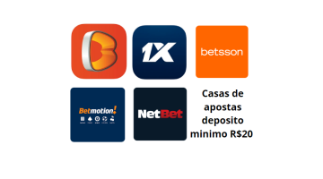 Casas de apostas deposito minimo 20 reais Julho 2026
