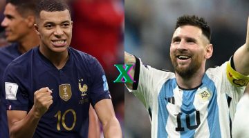 Mbappé x Messi – comparação de estatísticas