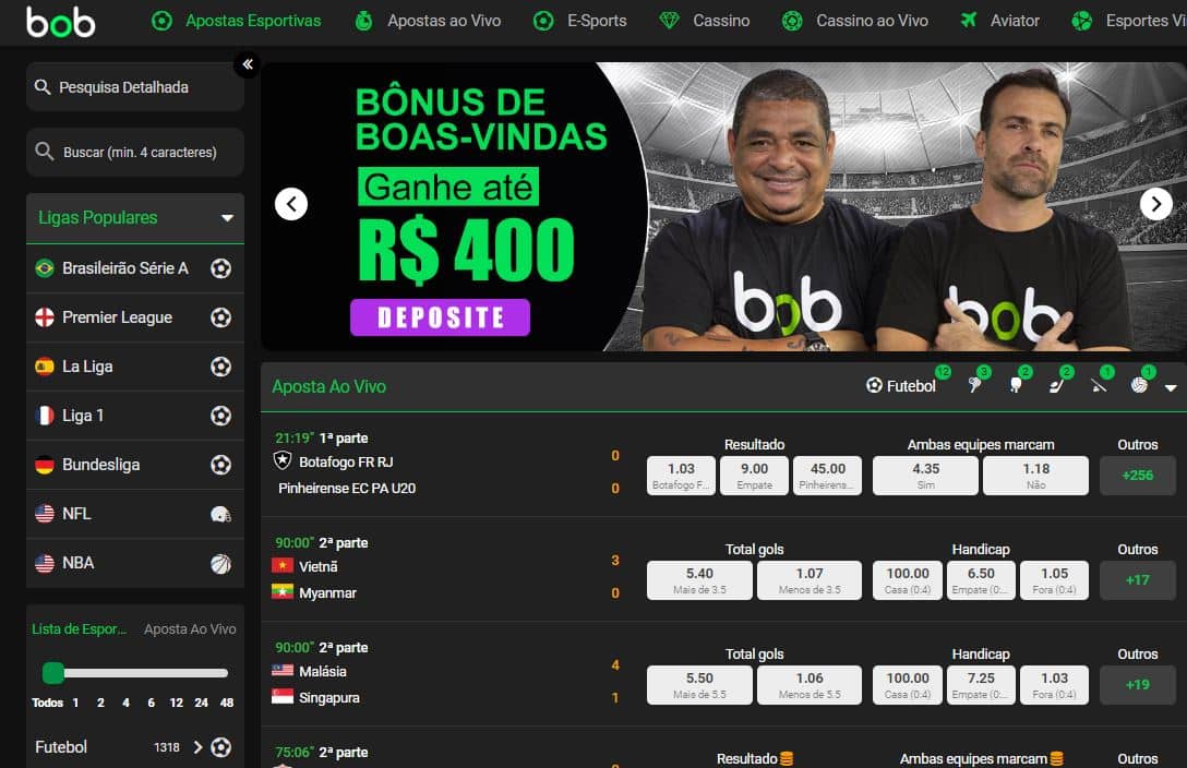 Vai de Bob futebol