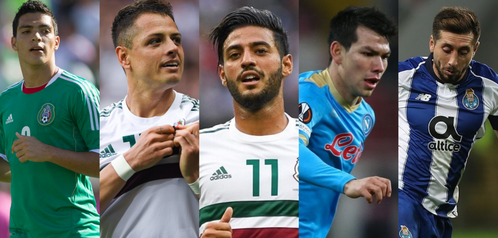 Jugadores de México mejor pagados