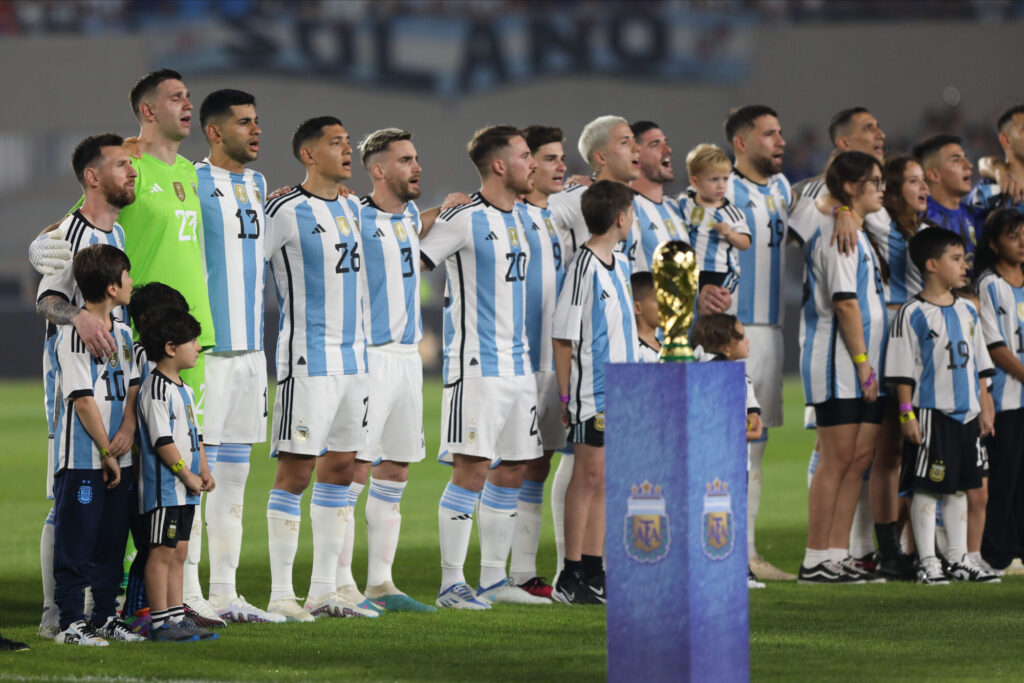 futbolistas de la selección Argentina