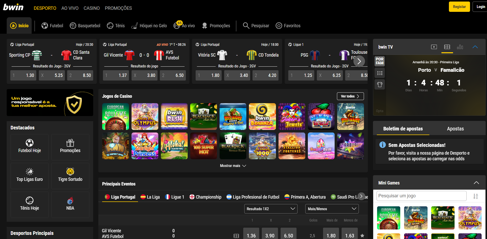 Apostas Desportivas Bwin Portugal