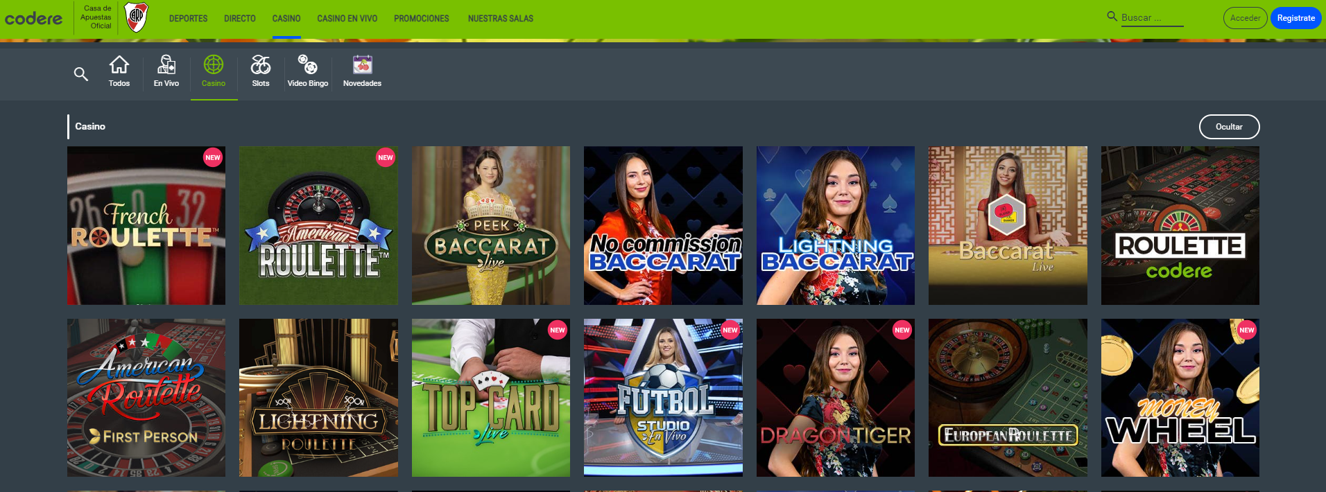 ruleta codere