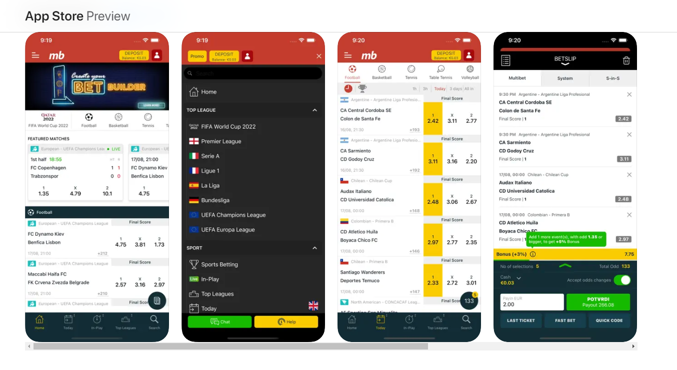 meridianbet ios