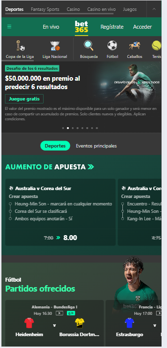 código bonus bet365