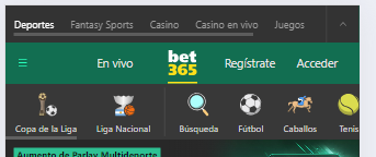 código bonus bet365