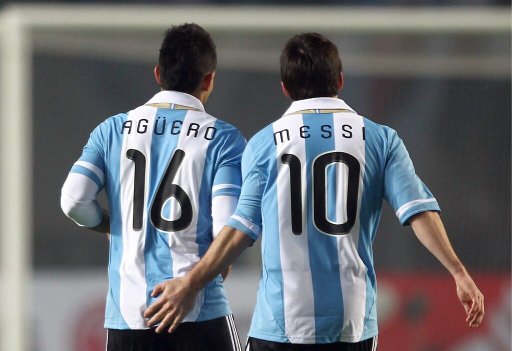 messi y kun aguero 2