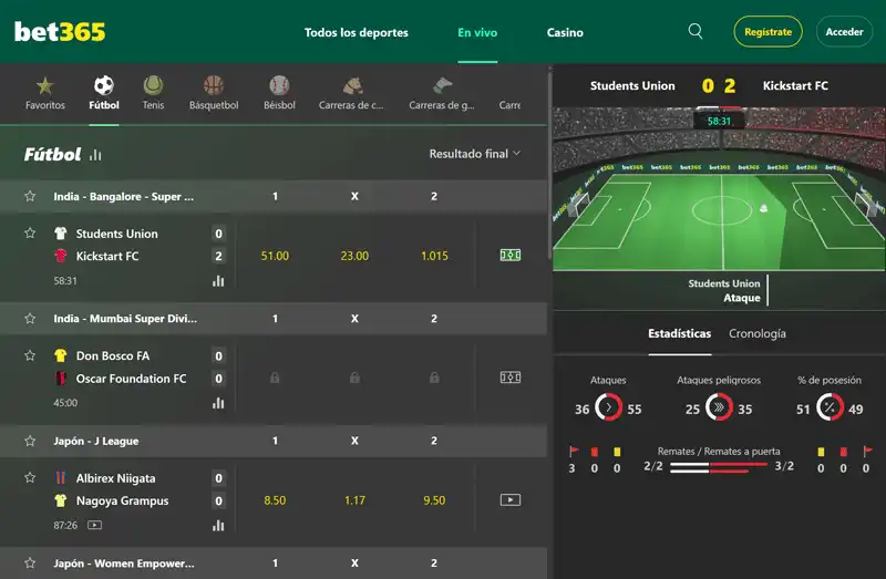 mejores-paginas-para-ver-futbol-mexico-bet365