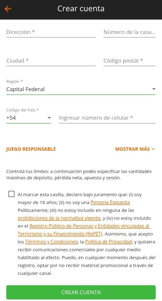 registro en betsson