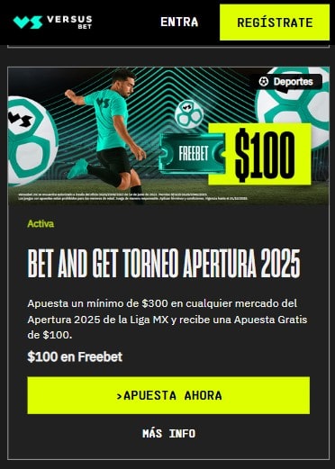 otras promociones versusbet mexico
