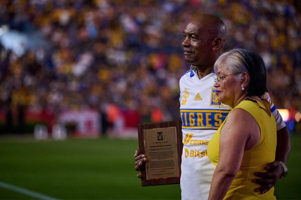 RECORD DATE NOT STATED Geronimo -Patrulla- Barbadillo during the game Tigres UANL vs America, corresponding to Round 11