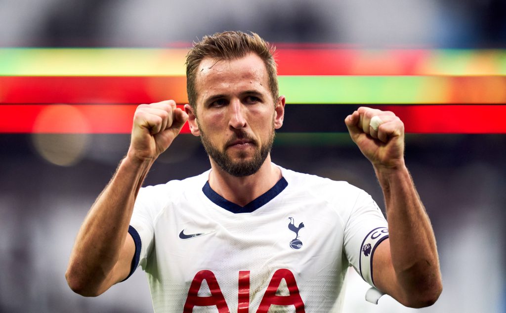 Harry Kane con la camiseta del Tottenham Hotspur, foto de archivo del 23 de noviembre de 2019