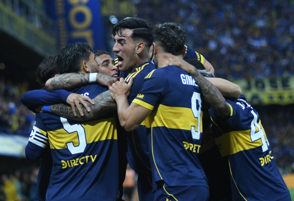 Festejo de Boca Jrs – Boca Juniors vs Argentinos Jrs – Torneo Clausura 2025 – Cuartos de final – 30 de noviembre de 2025