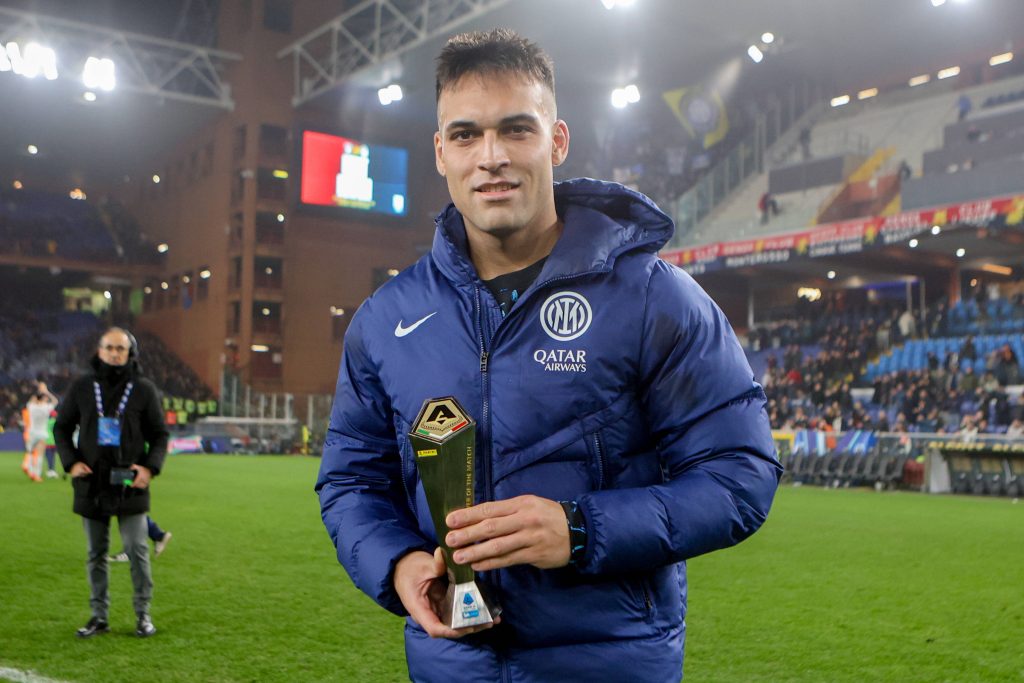 Lautaro Martínez jugando por Internazionale