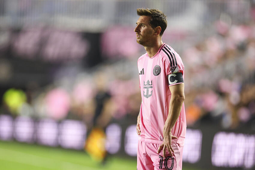 Messi jogando pelo Inter Miami