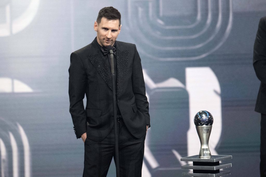 Messi y el Trofeo del FIFA The Best 2023