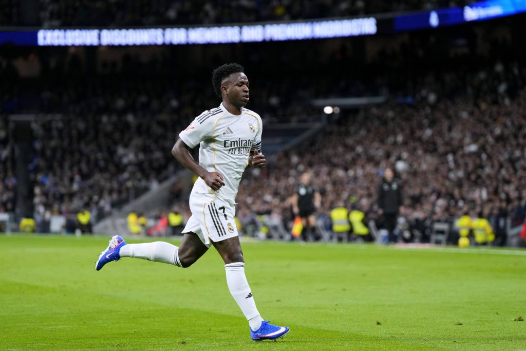 Vinícius Júnior jugando por Real Madrid en LaLiga