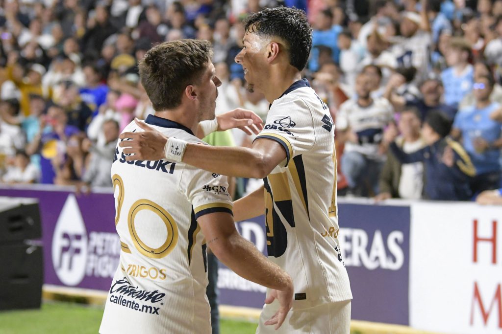 Pumas UNAM en acción durante un partido de la Liga MX en 2025
