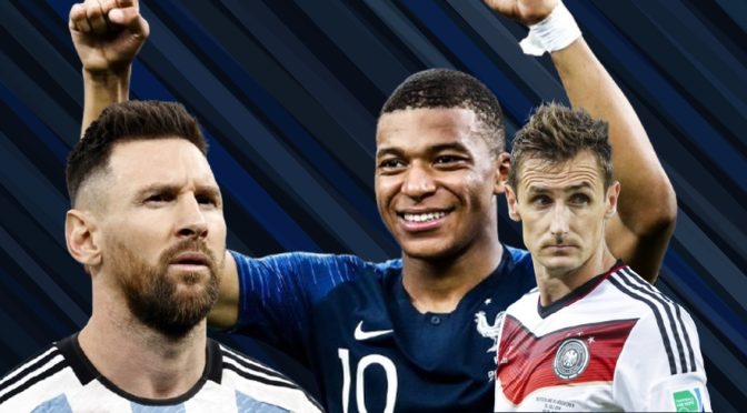 Los maximos goleadores de la historia de los Mundiales