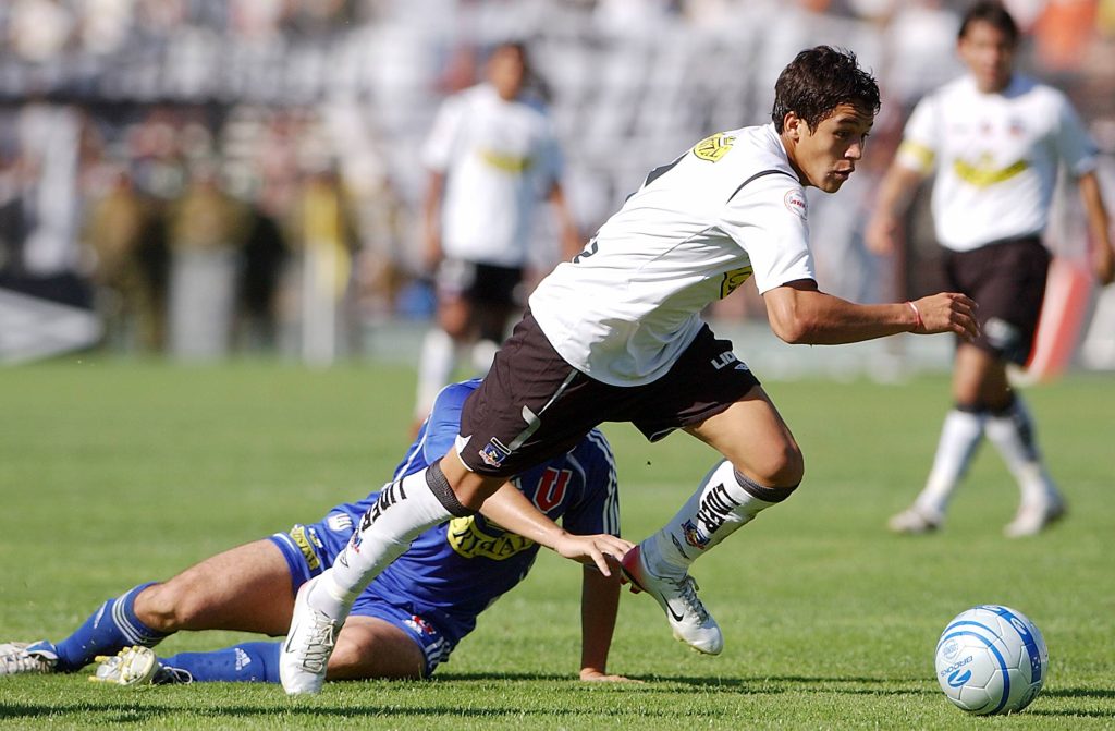 Alexis Sánchez jugando por Colo-Colo