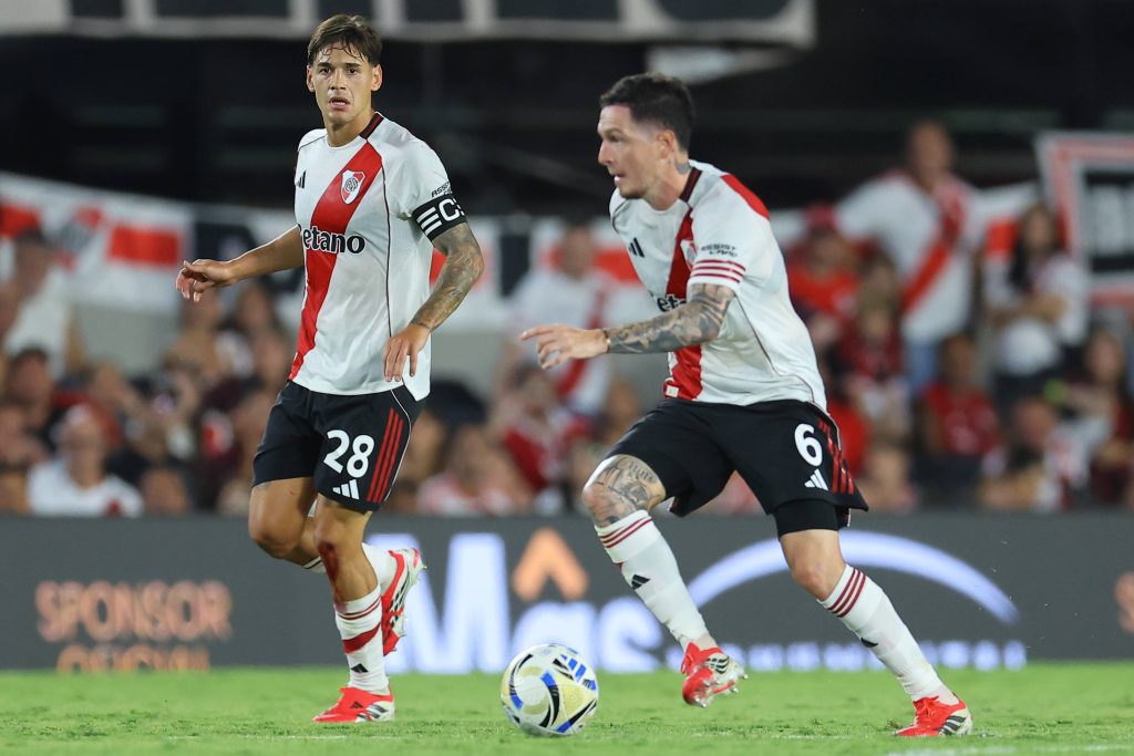 Aníbal Moreno jugando por River Plate
