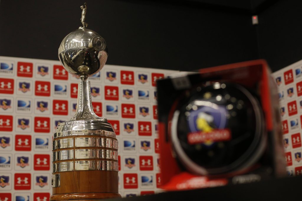 El trofeo de la Copa Libertadores