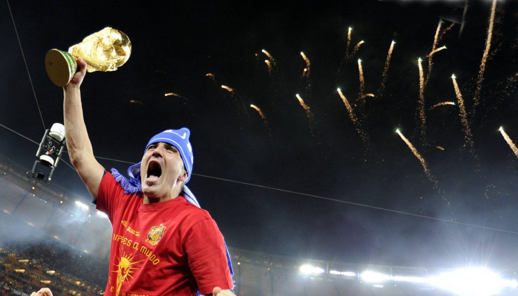 David Villa en el Mundial 2010