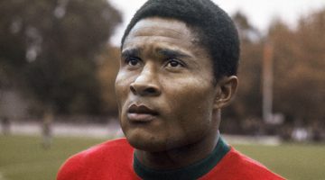 Eusébio en los Mundiales: 9 goles en 6 partidos, Bota de Oro en Inglaterra 1966