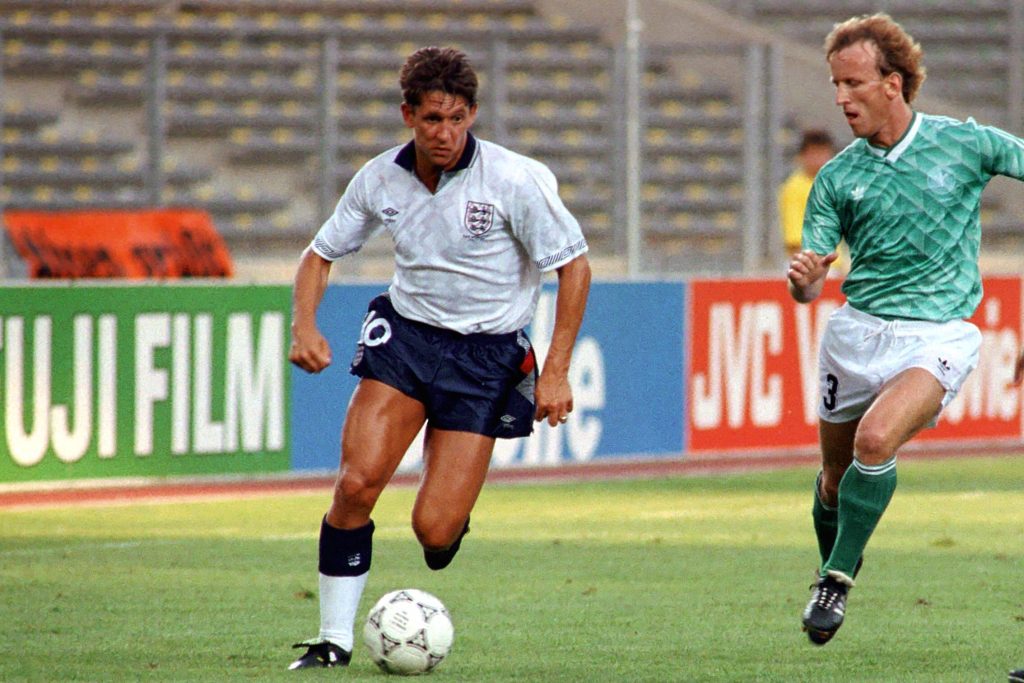 Gary Lineker en el Mundial de 1990