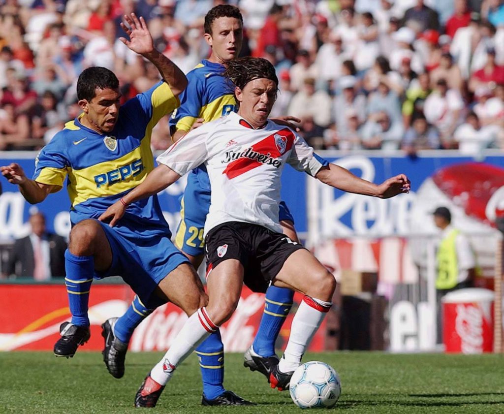 Marcelo Gallardo jugando por River Plate en 2004