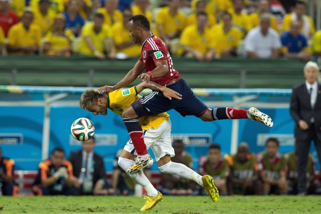 Neymar en el mundial de 2014