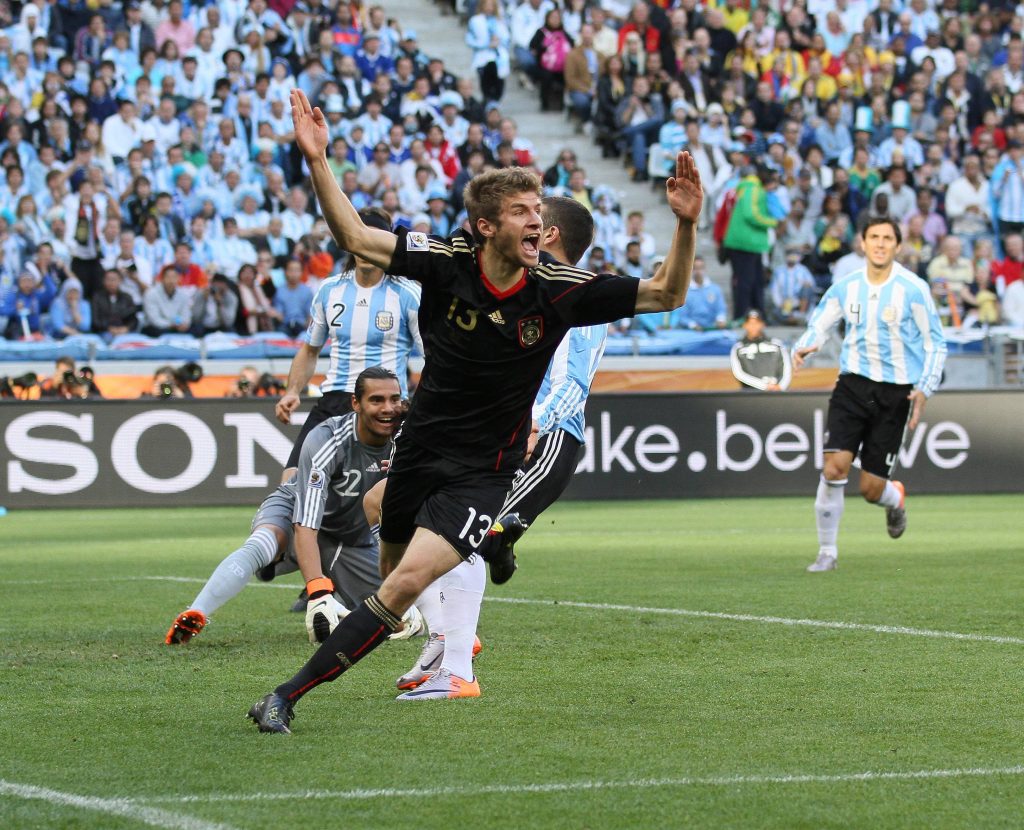Thomas Muller en el Mundial 2010