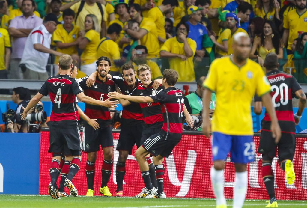 Thomas Muller vs Brasil en el Mundial 2014