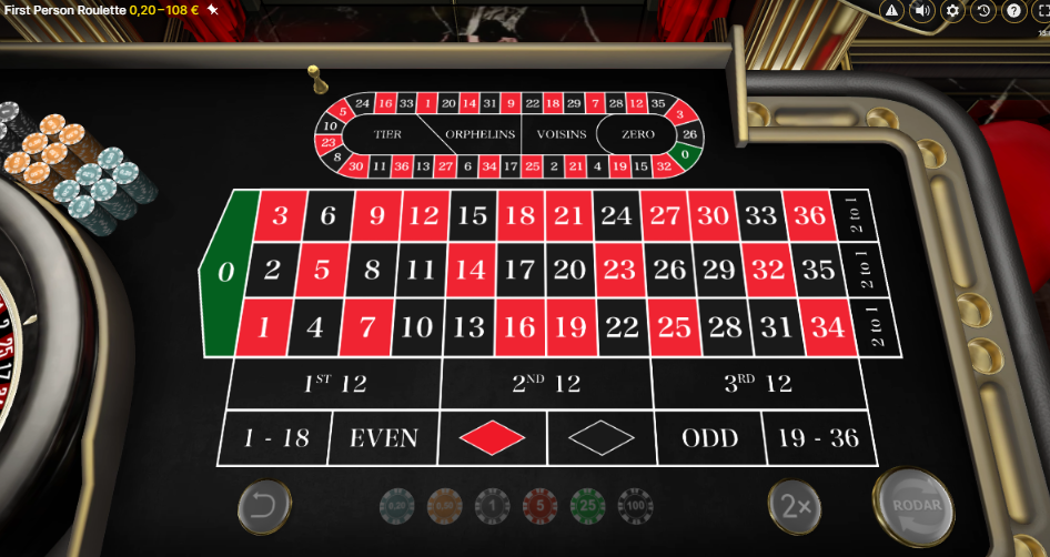 Betclic First Person Roulette