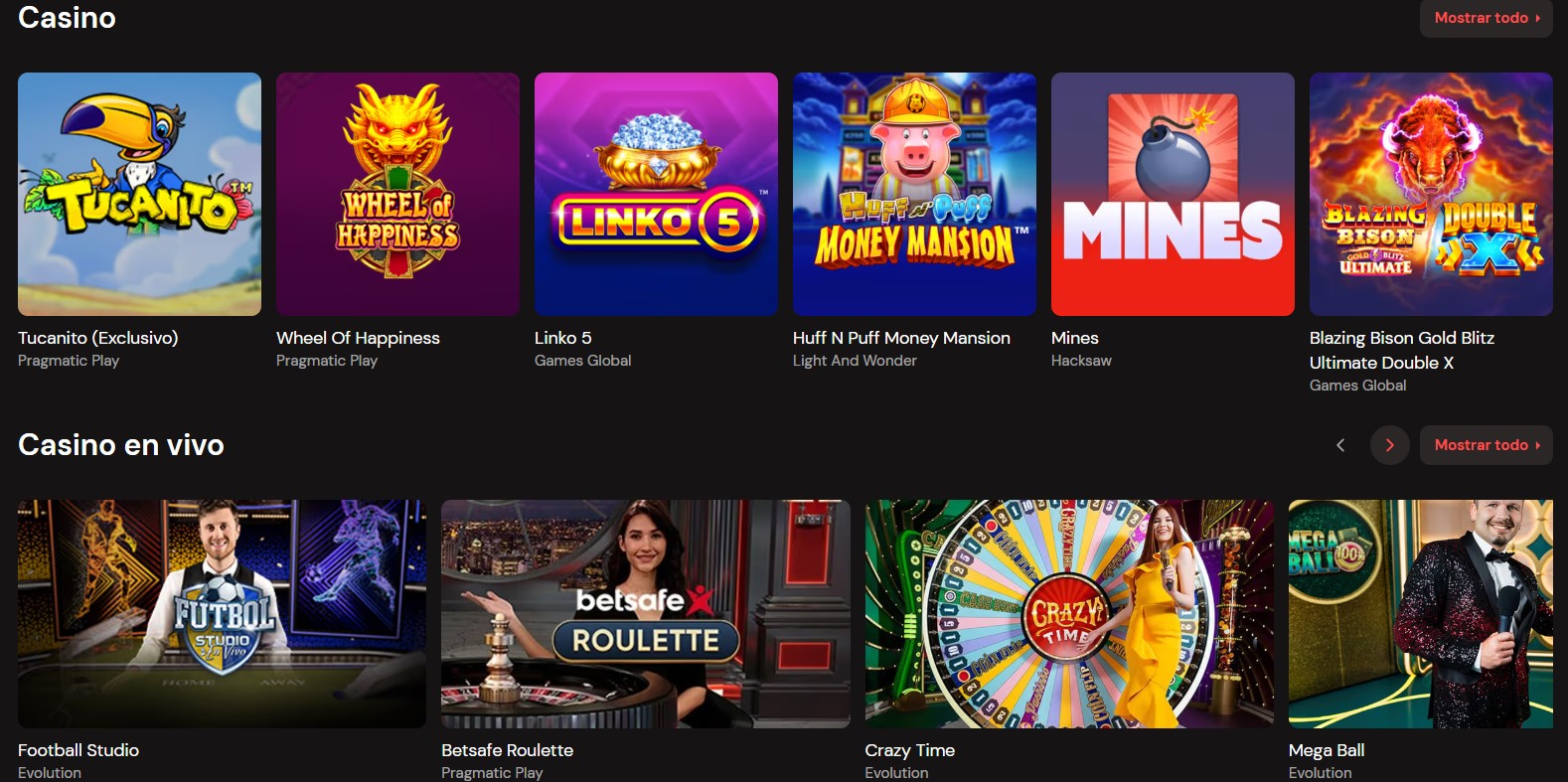 juegos de casino betsafe