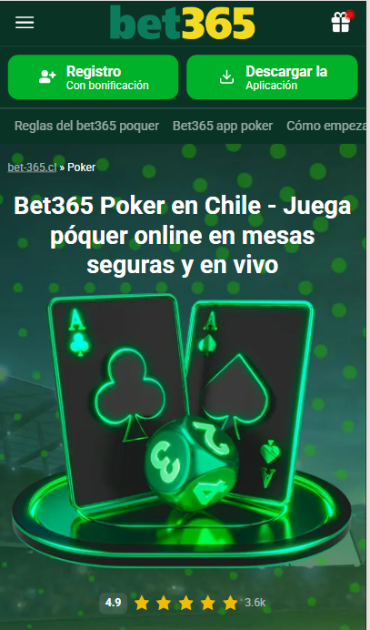 casino online bet365: poker en vivo