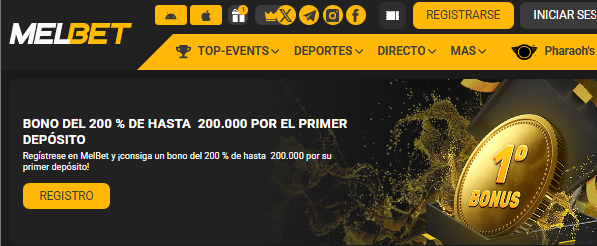 bono deportivo melbet: hasta $200.000