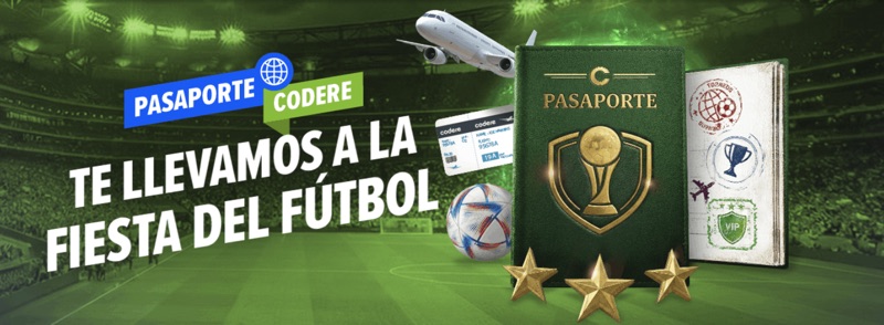 codigo promocional codere mexico pasaporte mundial