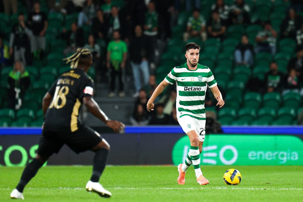 Gonçalo Inácio a jogar pelo Sporting