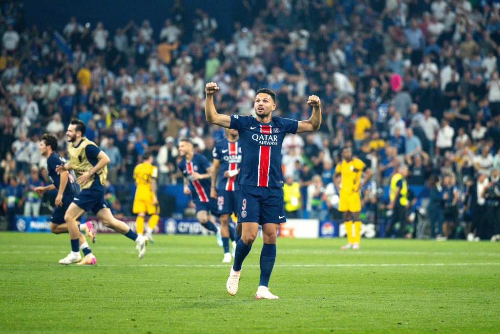 Gonçalo Ramos a jogar pelo PSG