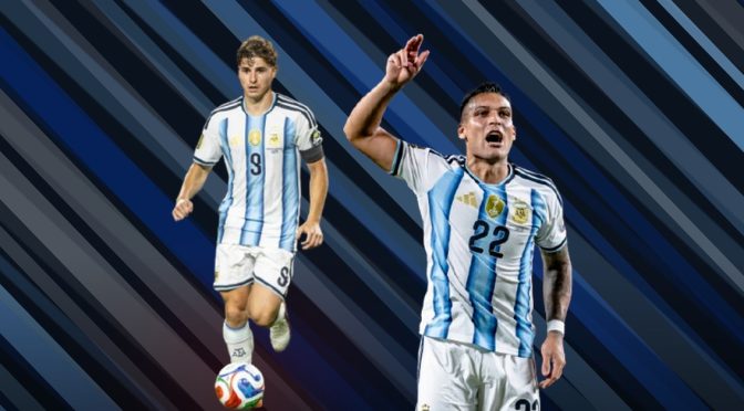 Julián Álvarez o Lautaro Martínez: la comparación completa en números
