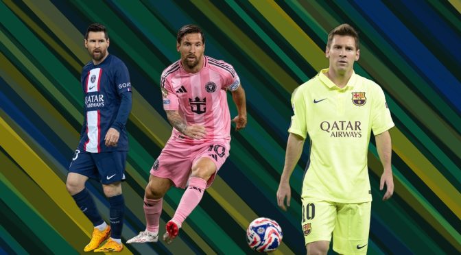 Messi: Gols, assistências e números por clubes