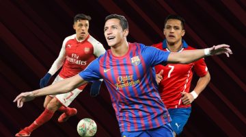 Alexis Sánchez: los goles con Chile, Arsenal, Barcelona e Inter